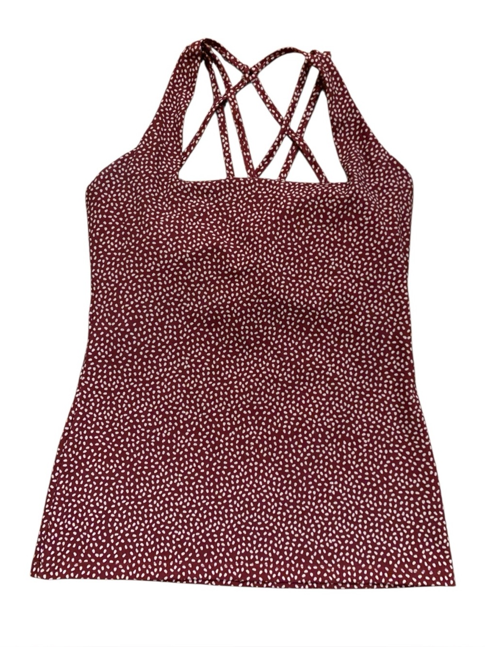 Buffbunny Collection Revolution Printed Strappy Shelf Bra Tank Top Medium NWOT